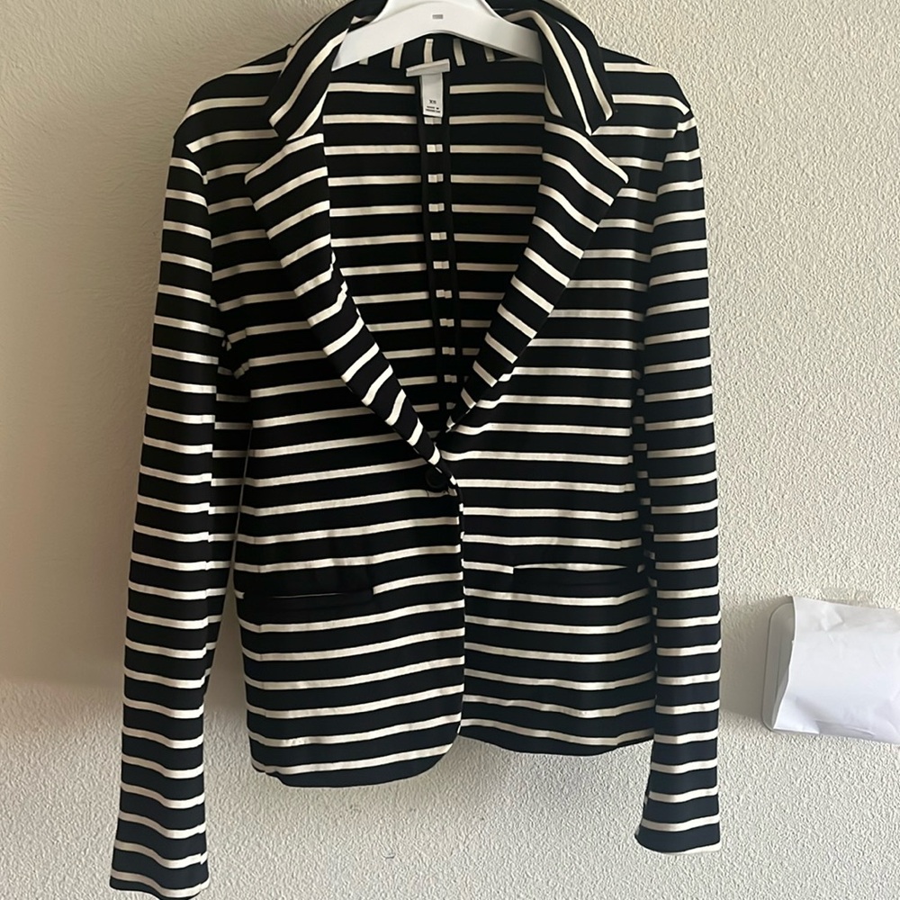 Black and Tan blazer size XS